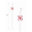 نی شیشه‌ای گلوریا (Gloria Glass Straw) ست 6 عددی