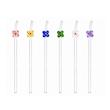 نی شیشه‌ای گلوریا (Gloria Glass Straw) ست 6 عددی
