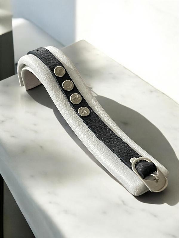 دستبند اسپرت چرم طبیعی مدل پرچی کد ۳۳۳۵۰۱۹