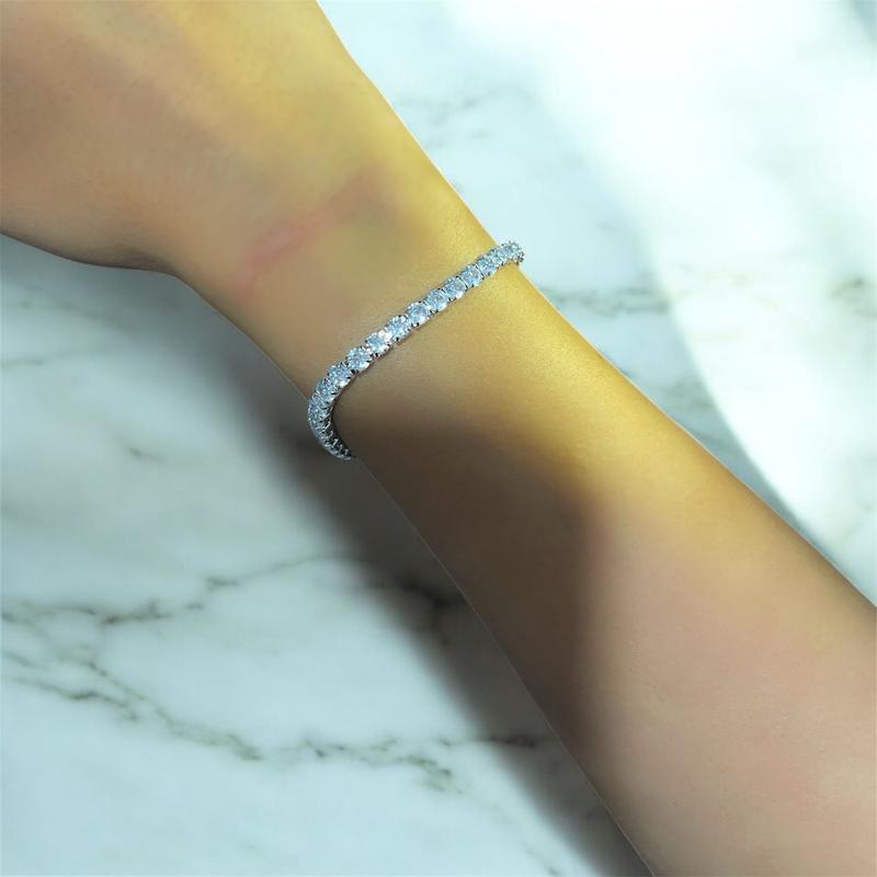 دستبند زنانه مدل تنیسی کد ۳۳۳۵۰۵۷