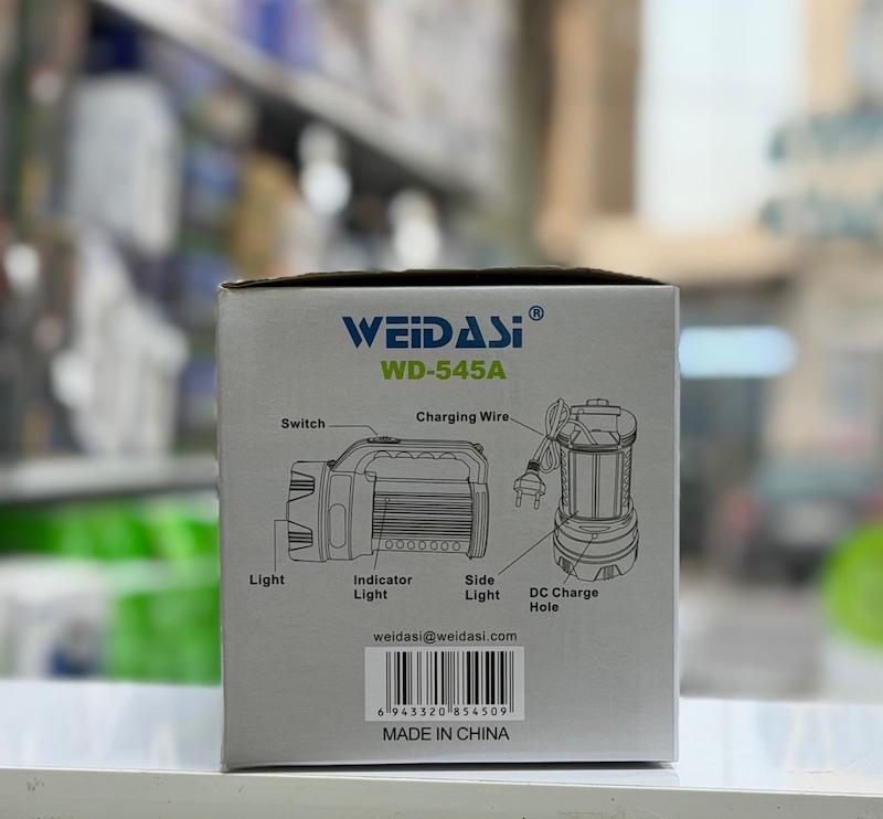 چراغ قوه و مهتابی شارژی ویداسی مدل WD 545A