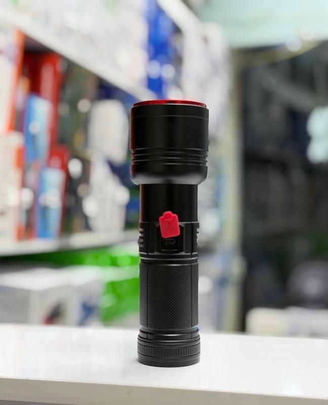 چراغ قوه دستی اسمال سان مدل ZY-T277 با نور LED مهتابی  با باطری قابل تعویض و اورینگ,محافظ دکمه و ادوات قابل تعویض