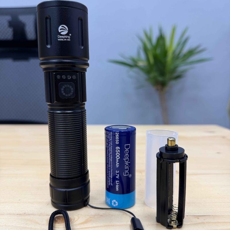 چراغ‌قوه شارژی Deepking دیپ کینگ مدل DK‑632