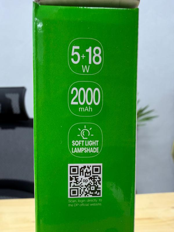 مهتابی و چراغ قوه شارژی 18 وات دی پی DP-7176