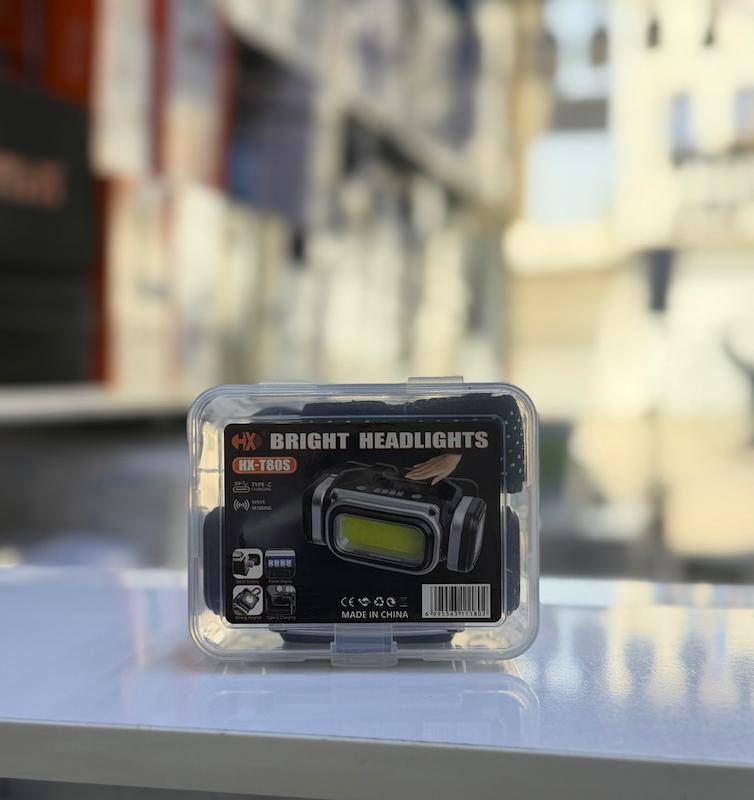   چراغ پیشانی سنسور دار مدل HX-T80S با قابلیت تعویض باطری