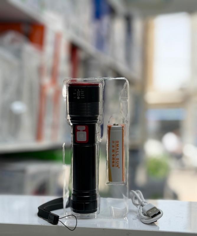 چراغ قوه اسمال سان مدل ZY-P007 دستی LED ۱۵۰۰ لومن و باطری قابل تعویض