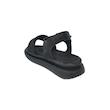 صندل زنانه طبی و راحتی پفکی رنگ مشکی کد LS-SAW-100-BK