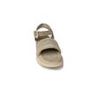 صندل زنانه طبی و راحتی پفکی رنگ کرم کد LS-SAW-100-BE
