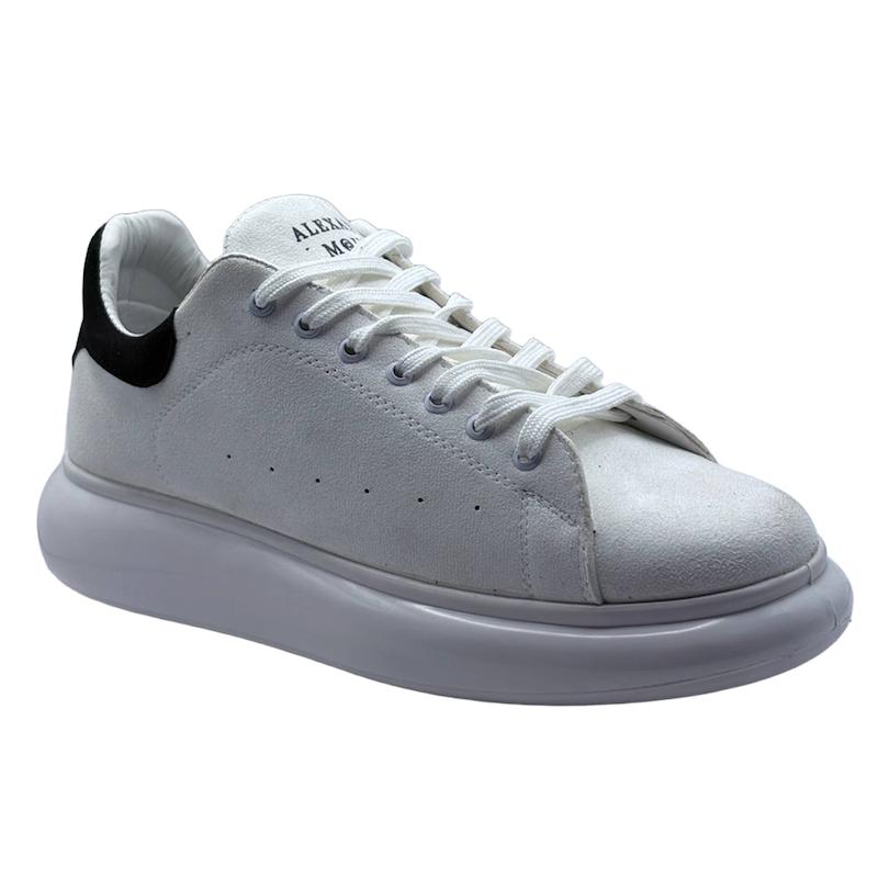 کتانی مردانه ونس سفید طرح الکساندر مک کویین