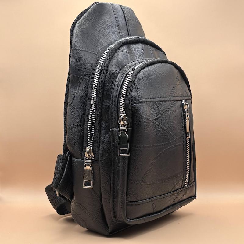 بادی بگ چرم مشکی مدل ساده کد 7