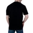 تیشرت آستین کوتاه مردانه مشکی طرح مارپیچ