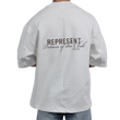 تیشرت مردانه گرم بالا سفید مدل REPRESENT