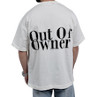 تیشرت مردانه سفید طرح OUT OP OWNER