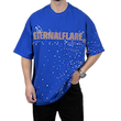 تیشرت آستین کوتاه مردانه آبی دونخ مدل ETERNALFLARE