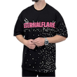 تیشرت آستین کوتاه مردانه مشکی دونخ مدل ETERNALFLARE