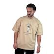 تیشرت پنبه دونخ کرم مدل CUTE