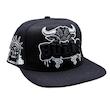 کلاه کپ مشکی بک فیت مدل COW