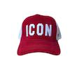 کلاه کپ قرمز بیسبالی مدل ICON