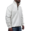 دورس مردانه بیسیک سفید مدل نیم زیپ