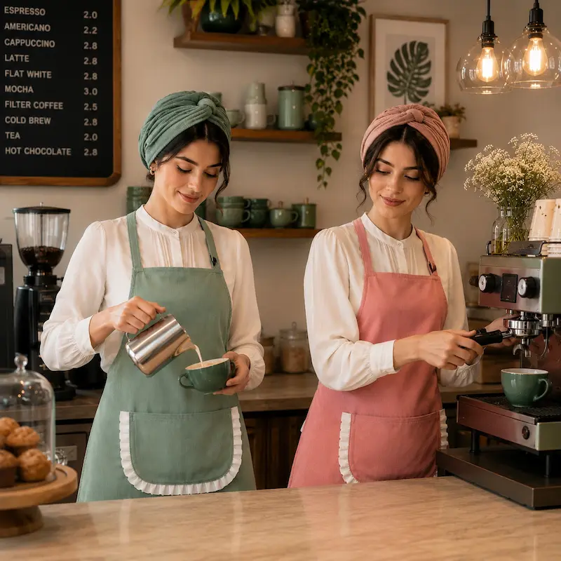 پیشبند آشپزی شیک و زیبا(باریستا،هنرمند،آشپزی)