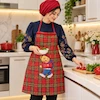 پیشبند تدی بامزه با لایه زیرین مشمبایی ضدآب