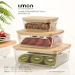 ظرف نگهدارنده لیمون مدل مستطیل کد 2211 بسته 3 عددی