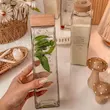 بطری شیشه ای درب مربع (750 میلی لیتر) GOLSEN STAR