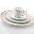 سرویس غذای خوری زرین ۶نفره مدل ریواطلایی(۲۸پارچه)یک