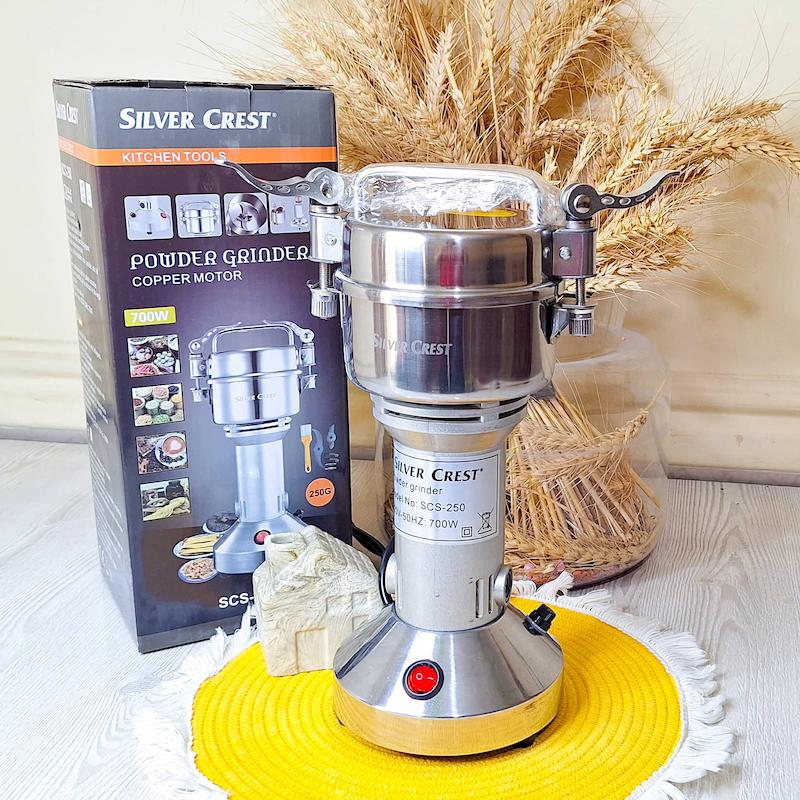 آسیاب صنعتی سیلور کرست مدل SCS-250 | ظرفیت 250 گرم
