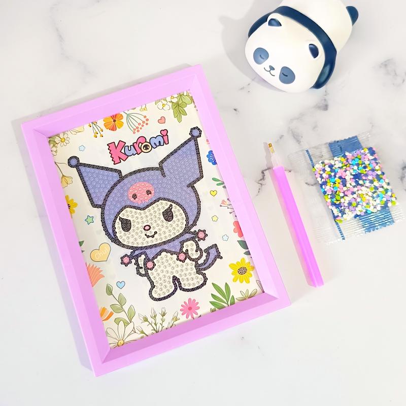 نقاشی الماسی قاب دار کرومی و دوستاش