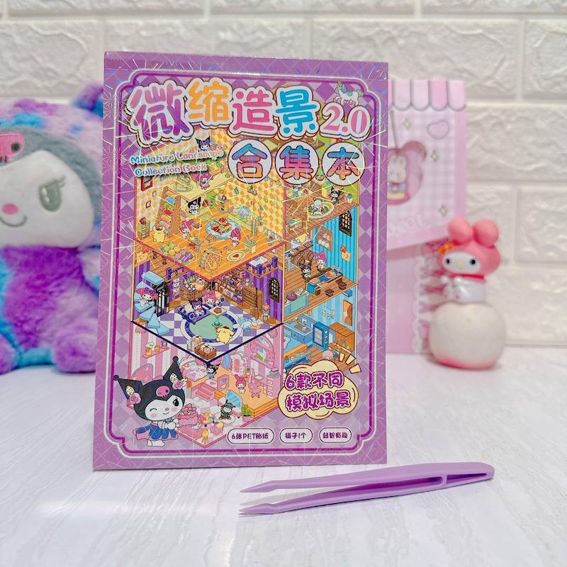 دفترچه استیکر ۳ بعدی چیدمانی سانریو