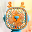 پنکه دستی شارژی فانتزی دارای استند موبایل