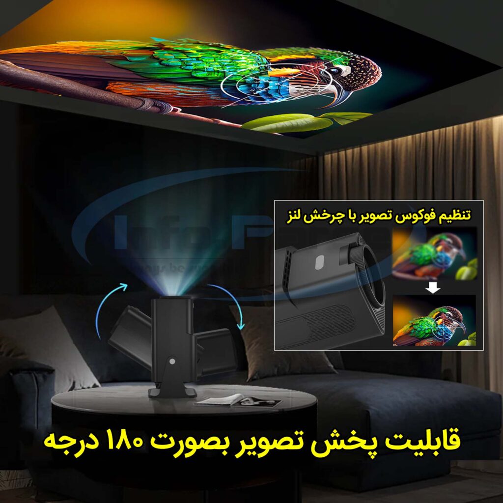 ویدئو پروژکتور اندروید مدل  P1700 android