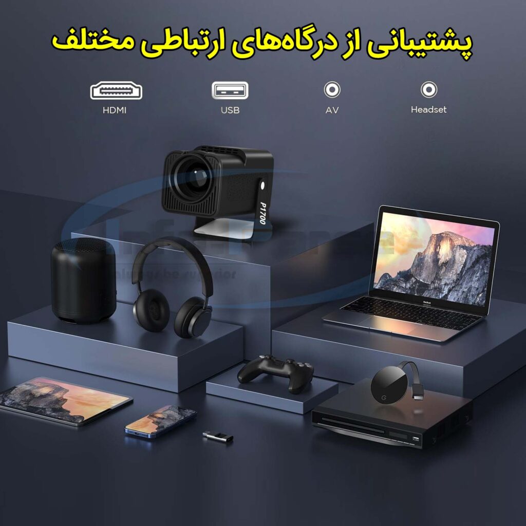 ویدئو پروژکتور اندروید مدل  P1700 android