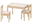 میز و دو عدد صندلی کودک مدل LATT