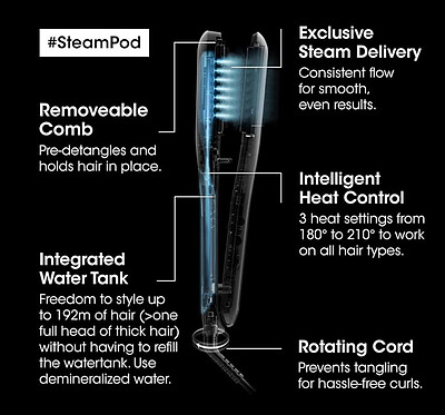 اتو مو ‏با بخار ‏SteamPod 3 ‏L'Oréal