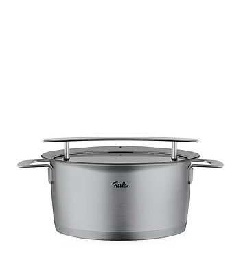 ‏ قابلمه استیل با درب (24 سانتی )FISSLER