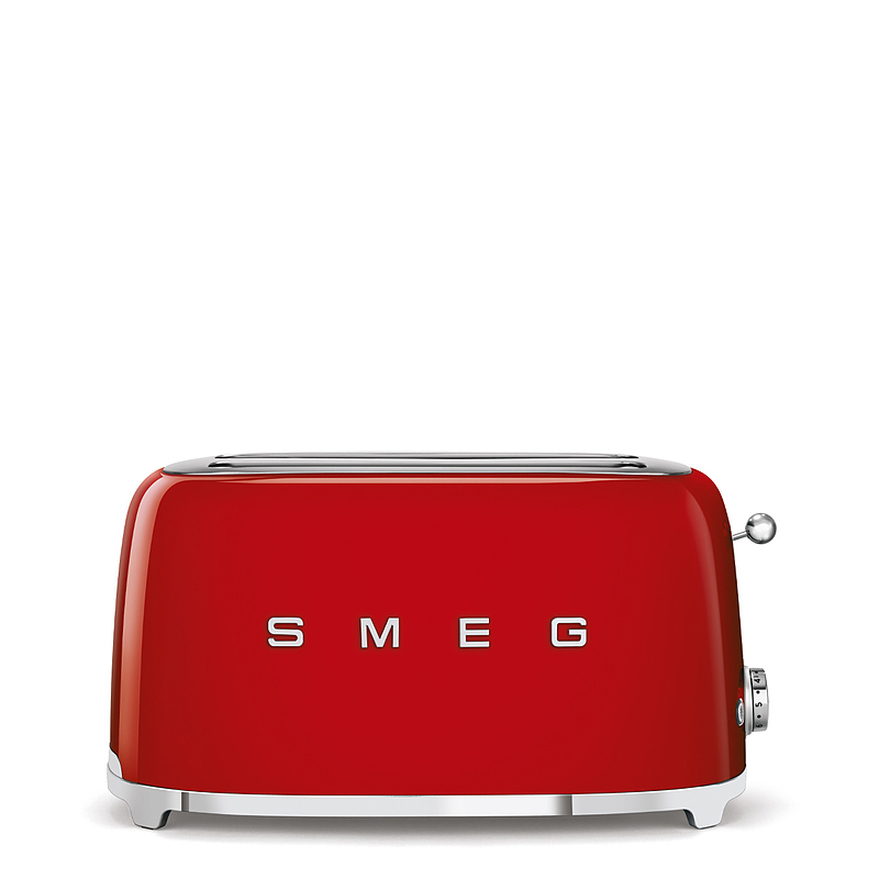 تستر ۲ اسلایس کشیده Smeg - قرمز 