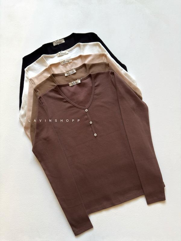 بلوز یقه هفت دکمه نما (کد ۲۳۴)