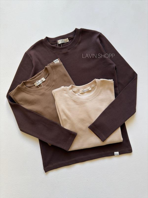 بلوز یقه گرد کشبافت Mlg (کد ‌۱۱۱)