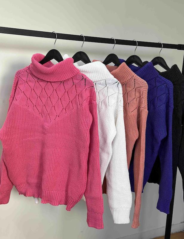 بافت یقه اسکی مارپیچ