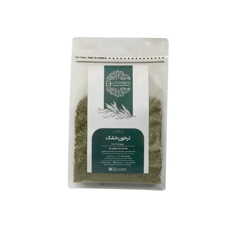 خرید ترخون خشک تازه و خوش‌عطر برای آشپزی خانگی,ترخون خشک مناسب انواع سوپ، سالاد و دمنوش,طرز استفاده ترخون خشک برای خوش‌عطر کردن غذا,فواید ترخون خشک در طب سنتی و سلامت گوارش,ترخون خشک ارگانیک و آماده مصرف برای آشپزی,خرید اینترنتی ترخون خشک معطر و تازه,ترخون خشک برای افزودن طعم طبیعی و سالم به غذا