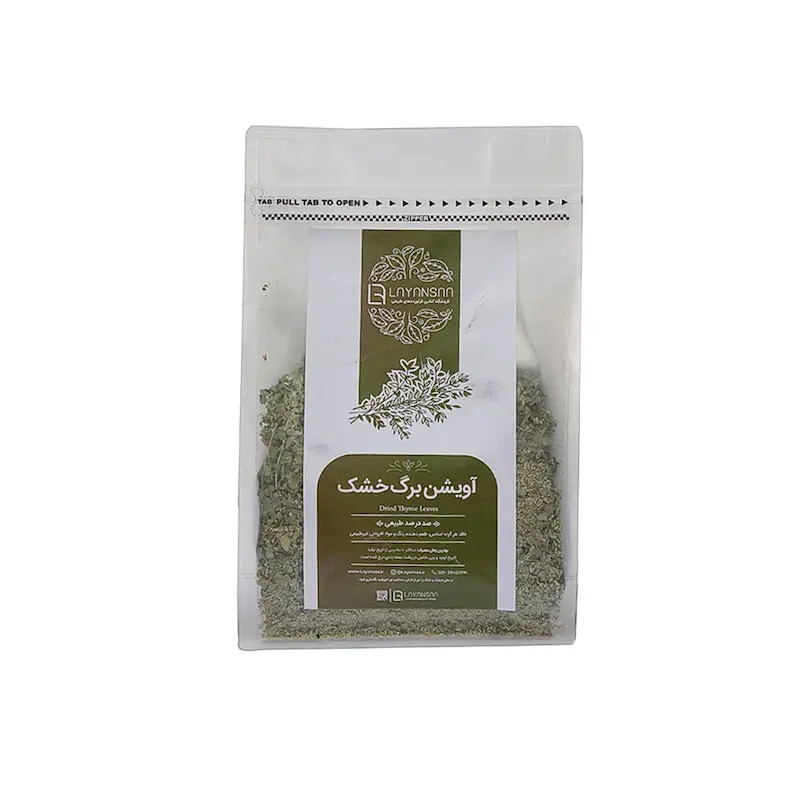 خرید آویشن برگ خشک تازه و خوش‌عطر برای آشپزی,آویشن برگ خشک مناسب انواع سوپ، سالاد و دمنوش پیتزا,طرز استفاده آویشن برگ خشک برای خوش‌عطر کردن پیتزا,فواید آویشن برگ خشک در طب سنتی و سلامت گوارش و تنفس,آویشن برگ خشک ارگانیک و آماده مصرف برای آشپزی,خرید اینترنتی آویشن برگ خشک معطر و تازه,آویشن برگ خشک برای افزودن طعم طبیعی و سالم به غذا , پیتزا