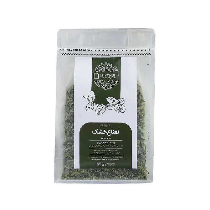 خرید نعناع برگ خشک تازه و خوش‌عطر برای آشپزی خانگی,نعناع برگ خشک مناسب انواع سالاد و نوشیدنی‌ها,طرز استفاده نعناع برگ خشک برای خوش‌عطر کردن غذا,فواید نعناع برگ خشک در طب سنتی و سلامت گوارش و دلپیچه,نعناع برگ خشک ارگانیک و آماده مصرف برای آشپزی,خرید اینترنتی نعناع برگ خشک معطر و تازه,دلپیچه,نعناع برگ خشک برای افزودن طعم طبیعی و سالم به غذا