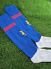 جوراب کف حوله تمام کش پسرانه ( بارسلونا )