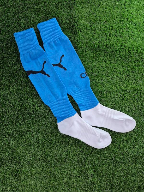 جوراب کف حوله تمام کش پسرانه ( منچسترسیتی )