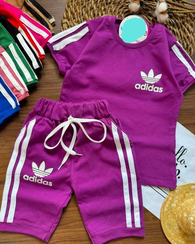 لباس پسرانه تیشرت شلوارک اسپرت آدیداس 3 ماه تا 15 سال