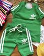 لباس پسرانه تیشرت شلوارک اسپرت آدیداس 3 ماه تا 15 سال