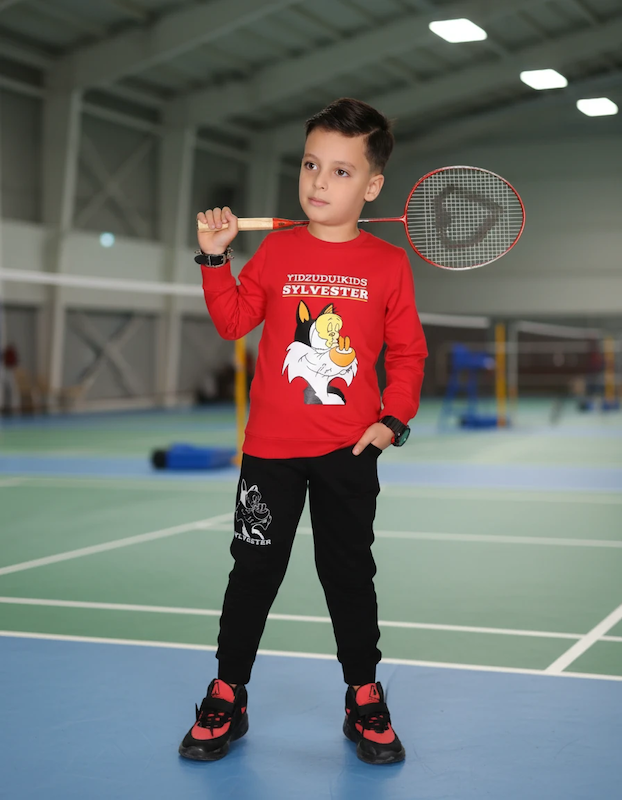 بلوز شلوار دختر پسری دورس لاکرا توییتی ۲ تا ۵ سال