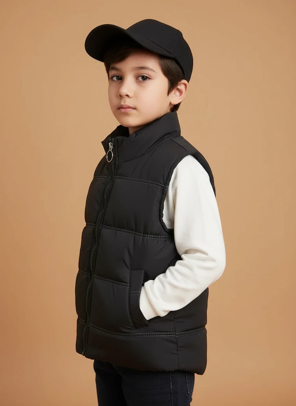 پافر دختر پسری از ۲ تا ۹ سال